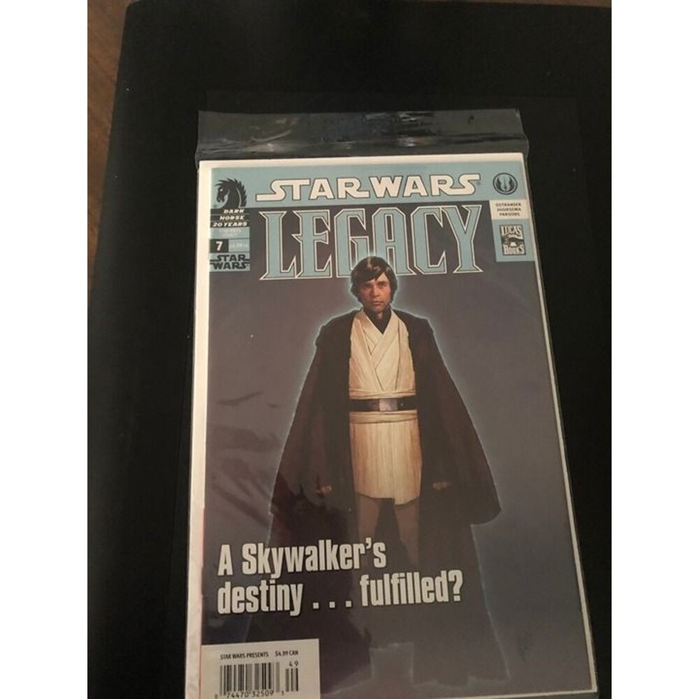 Star Wars Legacy #7 Dark Horse Ostrander Parsons 2007 Newsstand Adam Hughes VF